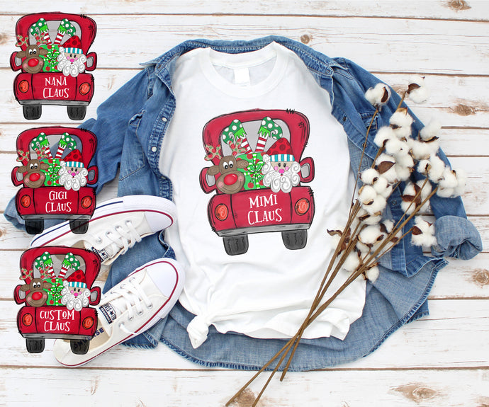 T-Shirt Christmas Truck