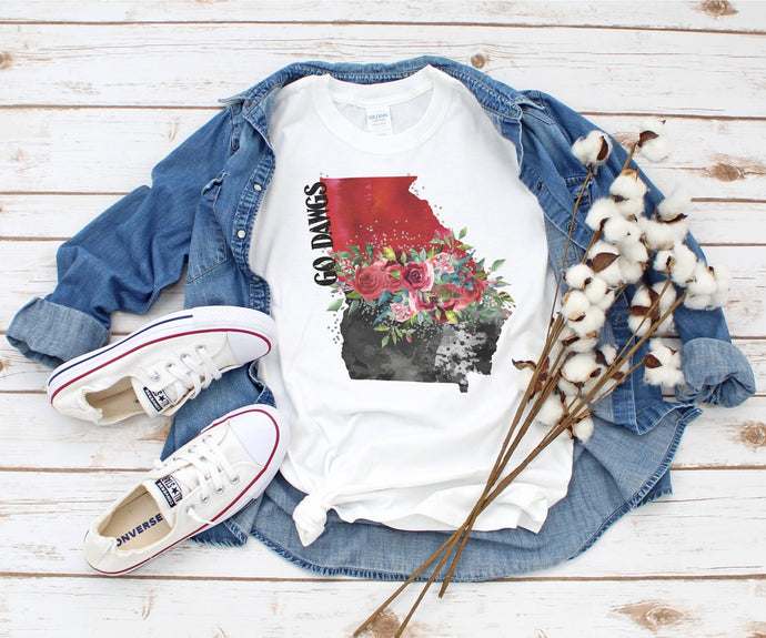 T-Shirt Georgia Flowers